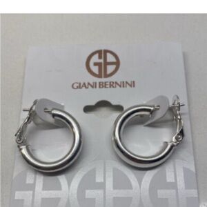 Giani Bernini Silver Hoop Earrings Giani Bernini